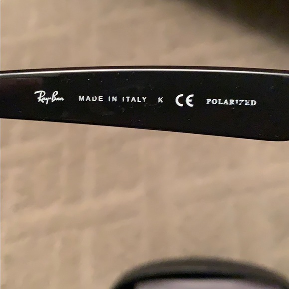 Rayban new wayfarer classic sunglasses black - Picture 3 of 5